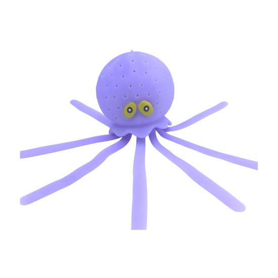 

Squeeze Toy Whale Shape Slow Rebound Decompression Toy Bright Color Stress Relief Ball Desktop Ornament фіолетовий