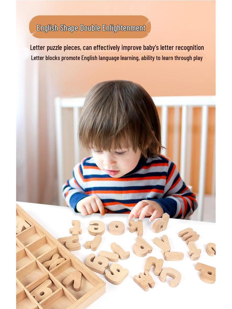 Kindergarten Solid Beech Wood Large Construction Blocks Set, 182-Piece