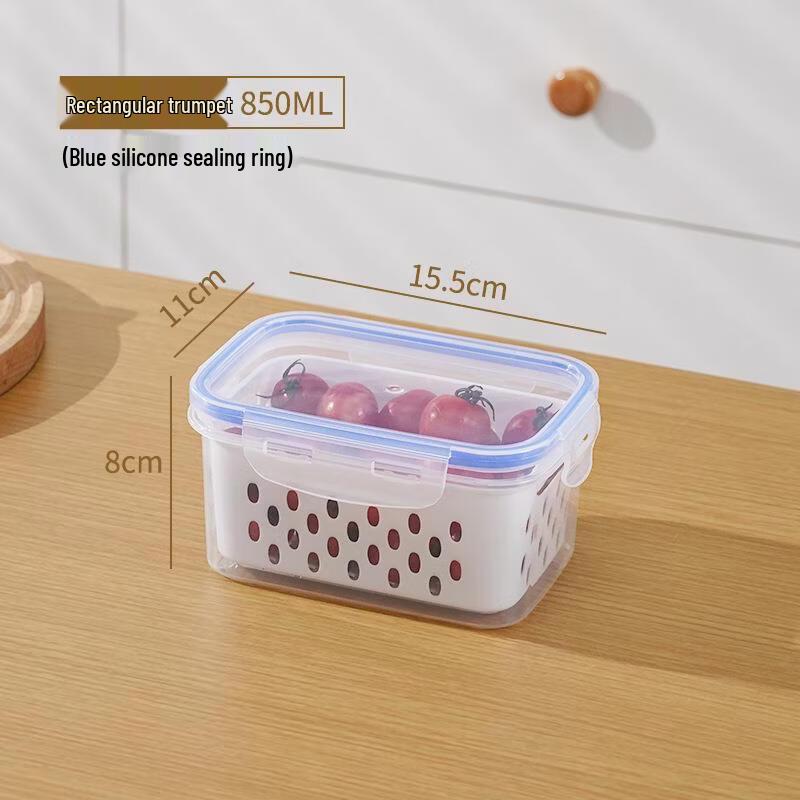 Sanhe Double-Layer Draining Basket Fresh-Keeping Box