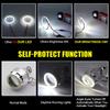 2.5'' Bi-led Projector LED H4 Hi/Lo Beam Lenses 6000K Bright White H7 H1 9005 9006 Light Headlight 5600W For Car Accessories KQ