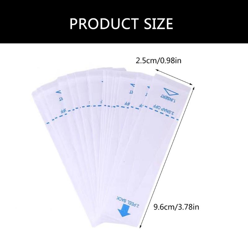 100pcs Disposable Mouth Thermometers Sleeves Temperature Probes Sheaths Thermometers Cover Excellent for Temperature Probes