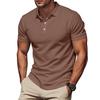 Men American British Style Polo Shirt Slim Fit Short Sleeve Gentleman Summer Casual Solid Color Pullover Tops