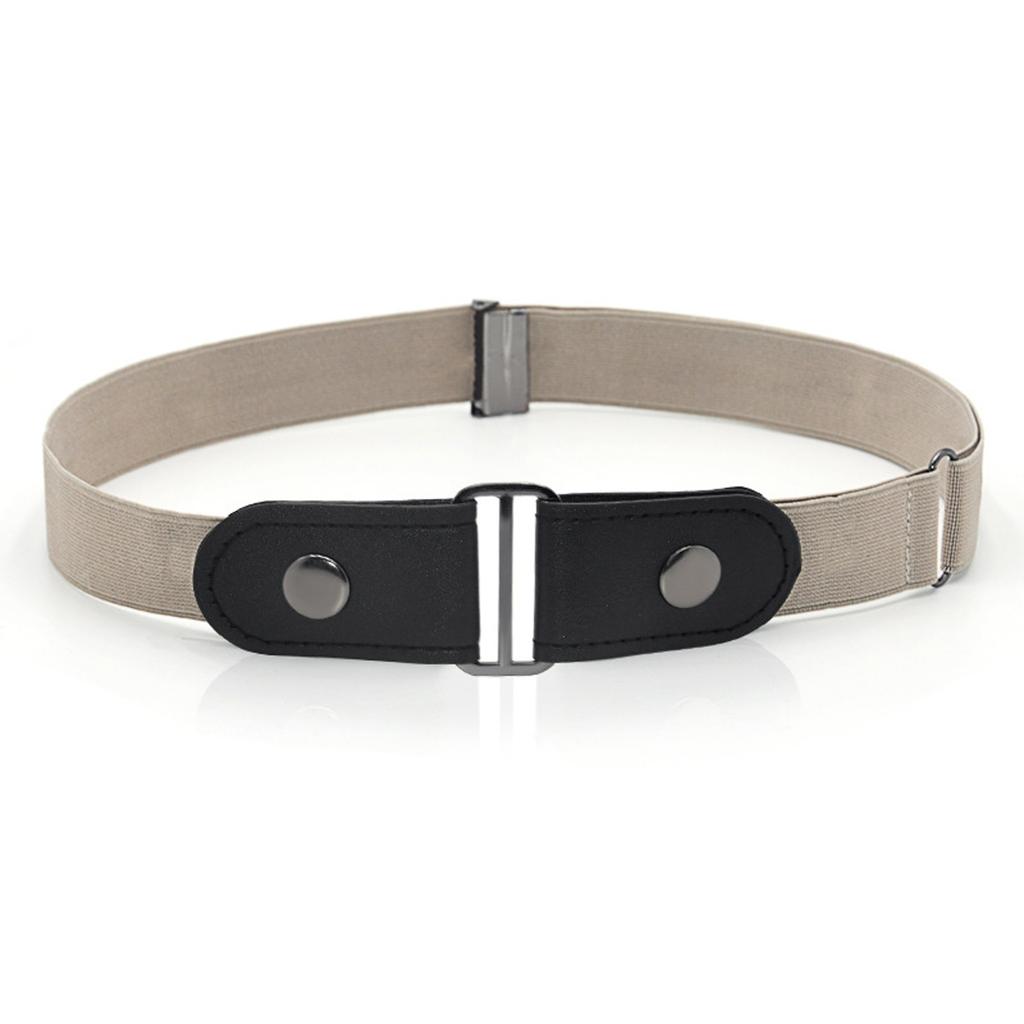 Adjustable Invisible Elastic Waist Belt for Men and Women No Buckle Seamless Stretch Waistband for Jeans Pants Trousers