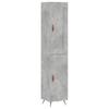 Highboard Concrete Grey 34.5 x 34 x 180 cm Particleboard