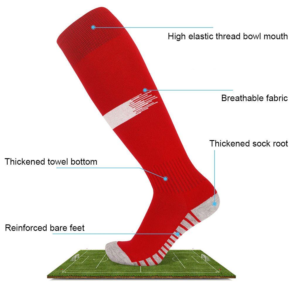 Outdoor Long Breathable Childrens Football Socks Sports Socks Anti Slip Soccer Sock