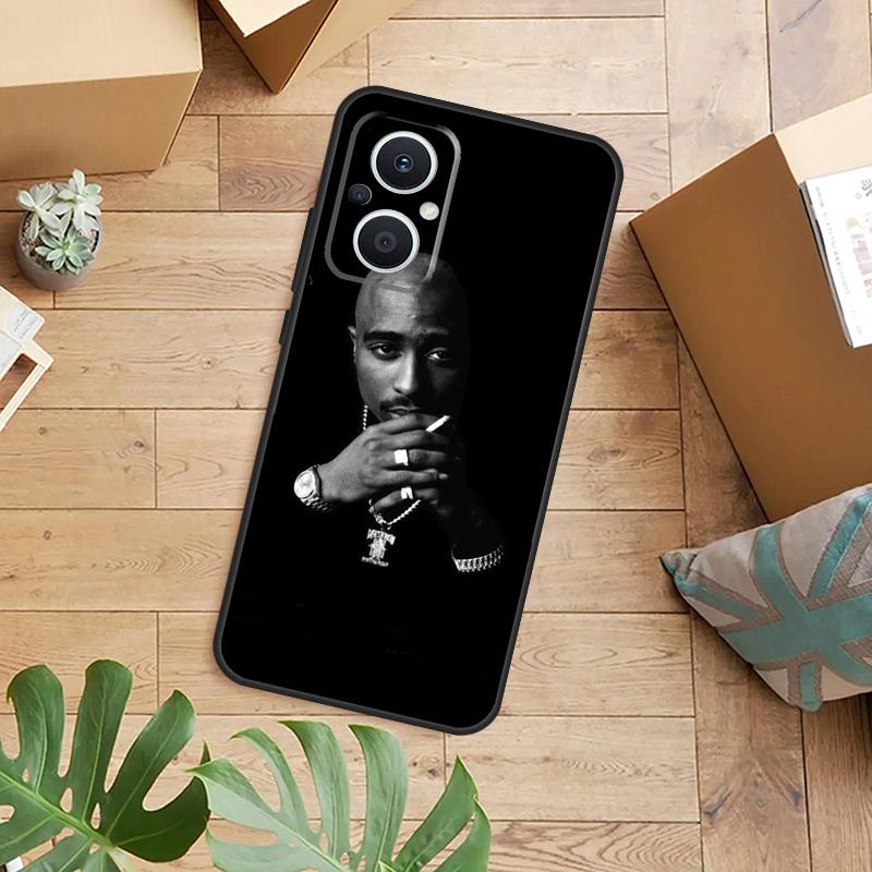 Rapper 2pac Singer Tupac Phone Case For OPPO Reno 14 13 11 12 F 10 Pro 8T 7 8 Lite OPPO Find X8 X6 X5 X9 Pro Cover