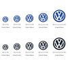 Hub Caps 4PCS 70mm/80mm/90mm/100mm/120mm Car Wheel Center Hub Cap Sticker For Volkswagen VW R Polo Passat Rline Golf 4 5 Tiguan
