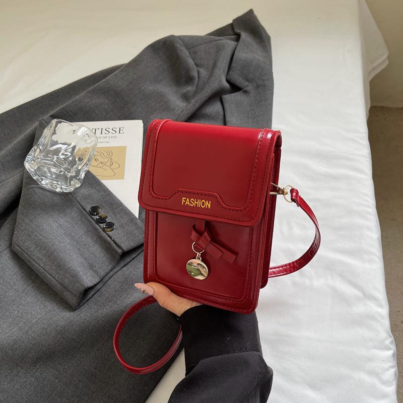 Mini bag women's 2025 new trendy autumn popular fashion super fire shoulder bag crossbody mobile phone bag small square bag