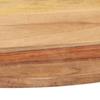 Dessus de table Bois solide Rond 15-16 mm 70 cm