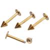 9Pcs Mixed Style Lip Nipple Tongue Bar Barbell Ring Labret Body Piercing Jewelry