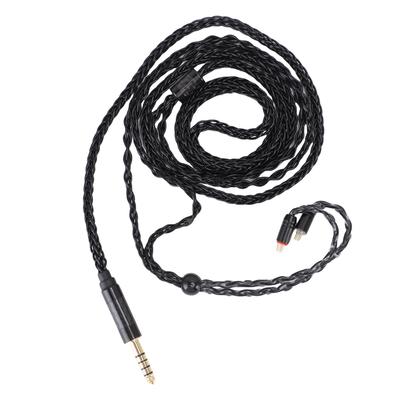 Cable Fit for KZ ZST AS10 ZSR Earphone 4.4mm Balanced Male To 2 Pin 0.78mm 16 Core Silver Plated OFC IEM Earphone Cord