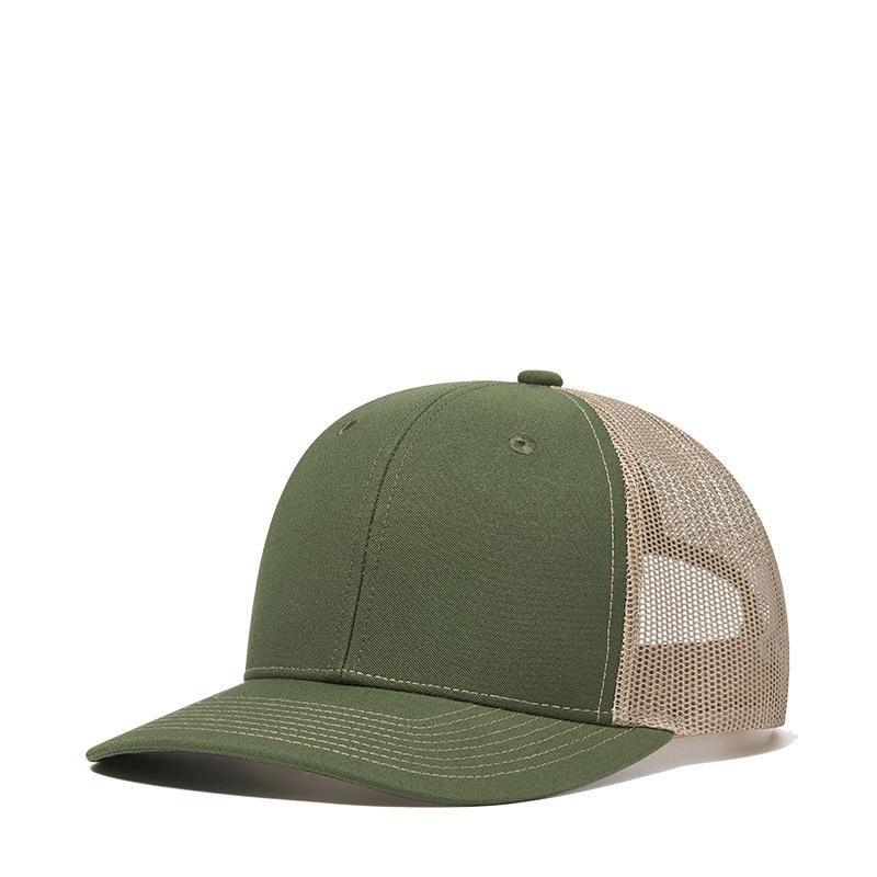 Custom Logo Animal Hunting Leather Patch Mesh Snapback Richardson 112 Trucker Hats Caps Duck Camo Trucker Hats