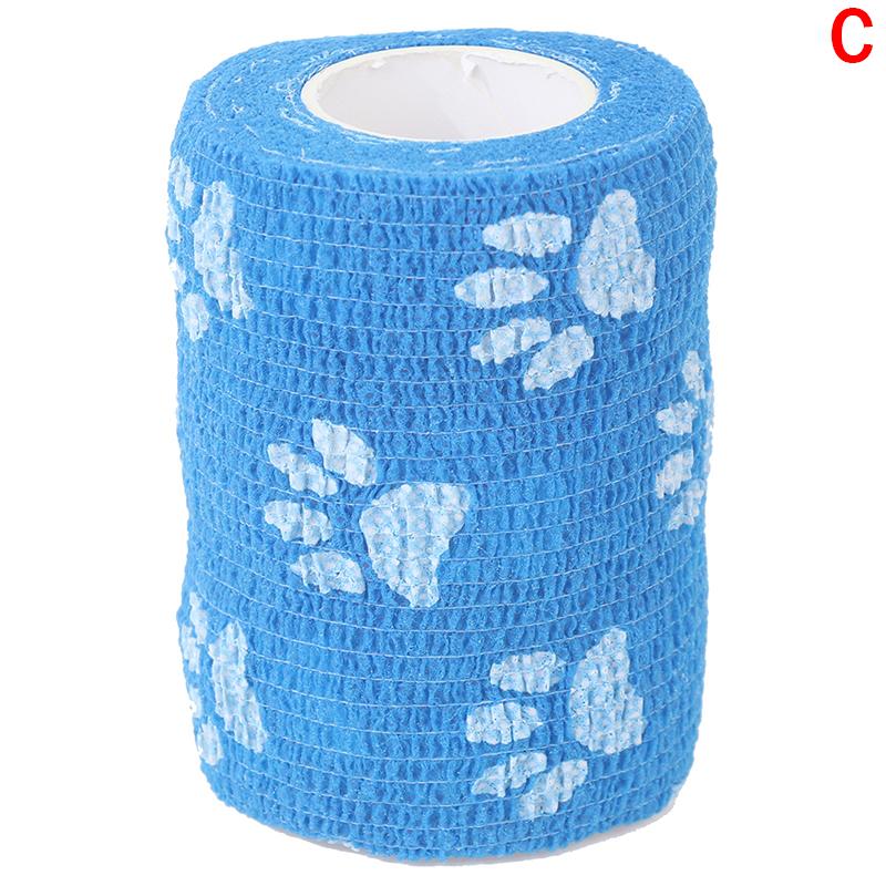 Self-Adhesive Elastic Bandage For Pet Dog Cat Bandage Leg Cover Protector Strap