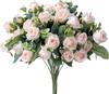 Eucalyptus & Small Roses Wedding Bouquet - Artificial Home Decoration