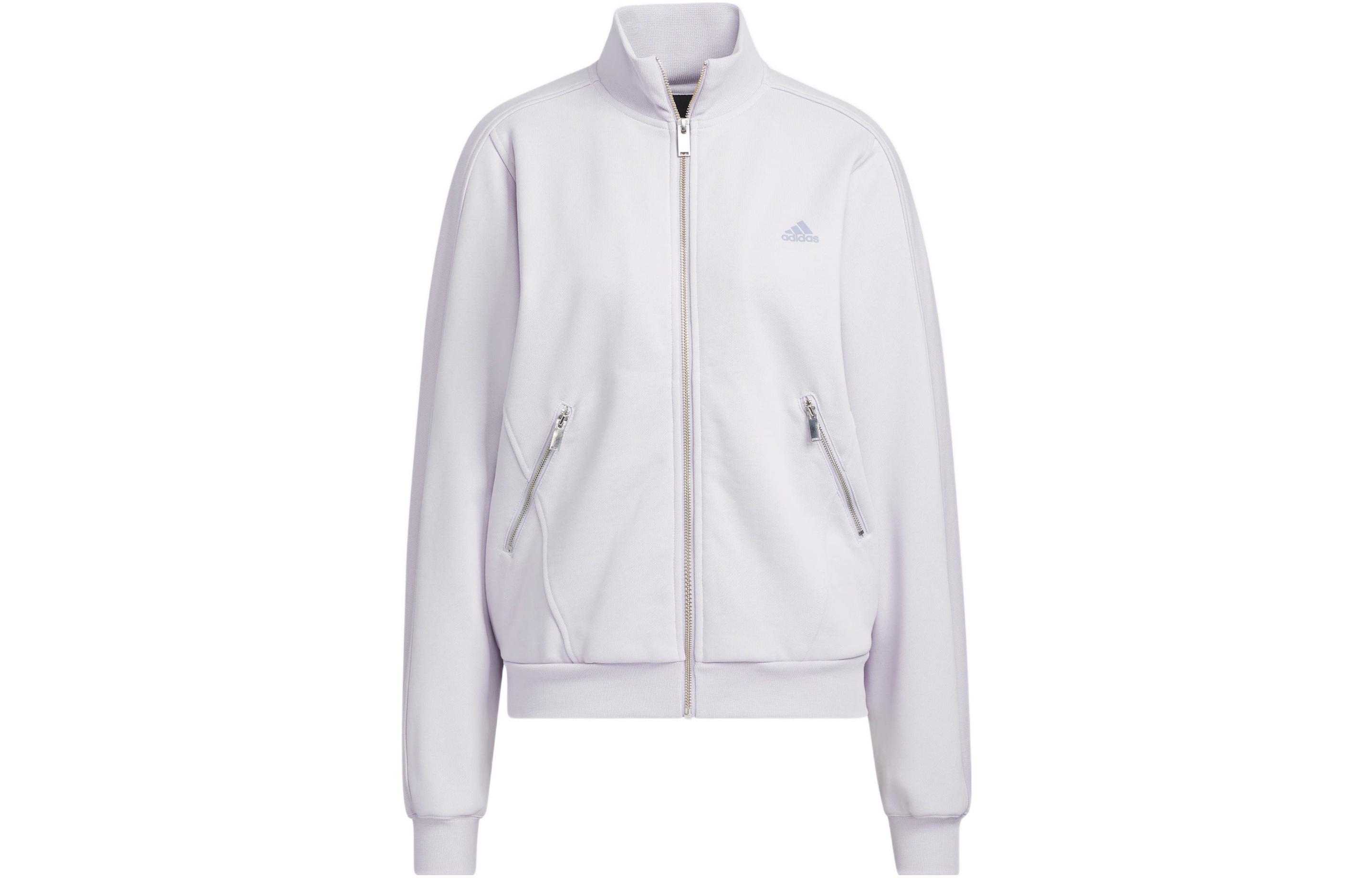 

Adidas Jackets Women s Silver Stand Collar Moderate Other IK3466 XS