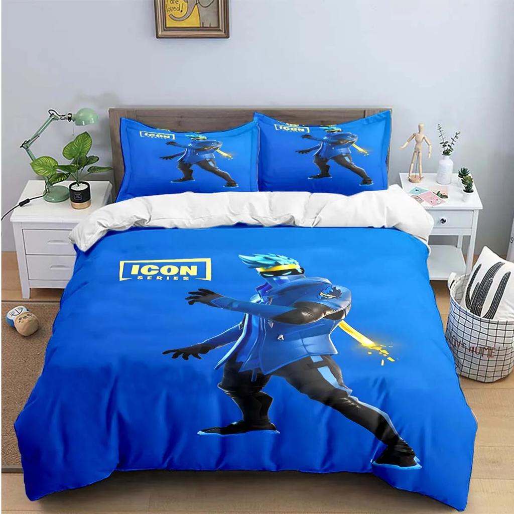 3D Fashion Game Cartoon Character Print Bedding Sets Bed Supplies Set Duvet Cover Bed Comforter Set Bedding Set Gift