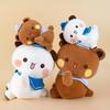 New 50cm Cute Yier & Bubu Sailor Plush Toys Soft Bear Couple Stuffed Dolls Kawaii Navy Style Plushies Children's Birthday gift