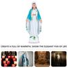 Vintage Home Decor Mary Statue Catholic Lady Grace Religious Figure Holy Decoration