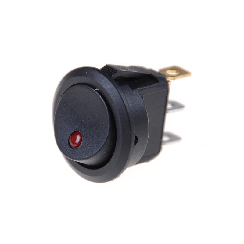 

1Pcs/Set 12V Car Round Dot Led Light Rocker Toggle Switch Sales червоний