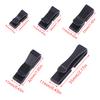 10Pcs/Pack Quick Slip Keeper Buckle End Clip Slider Black For Camping Hiking Backpack Adjusting Strap Webbing 20-51Mm