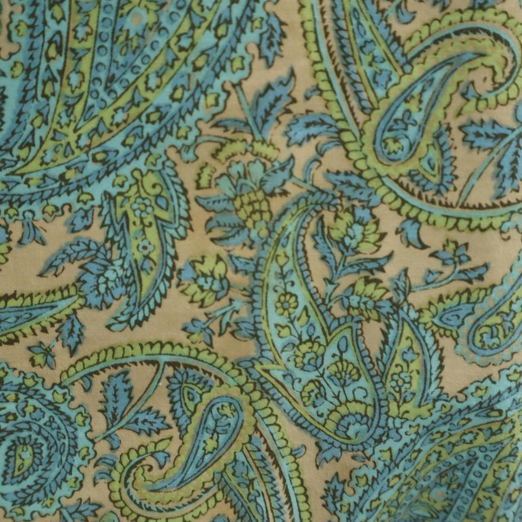 Gap Paisley Pattern Stretch Pants 12R Beige Women Used