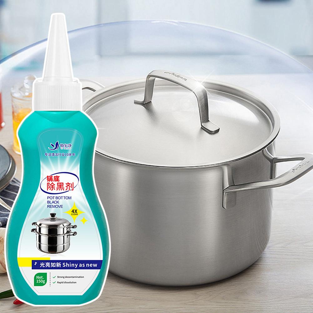 Stainless Steel Pot Black Residue Remover Fast-acting Formulas Saves Time & Effort In Kitchen Cleaning. Effortless Cookware