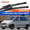 For Mercedes Benz Vito Viano W639 2006 - 2014 Wiper LHD Front Wiper Blades Windshield Windscreen Window Brushes 28"+26"