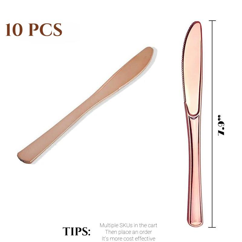 Rose Gold Party Tableware Kit Table Cloth Knife Fork Spoon Paper Cup Plate Straws Baby Shower Wedding Birthday Party Decorations