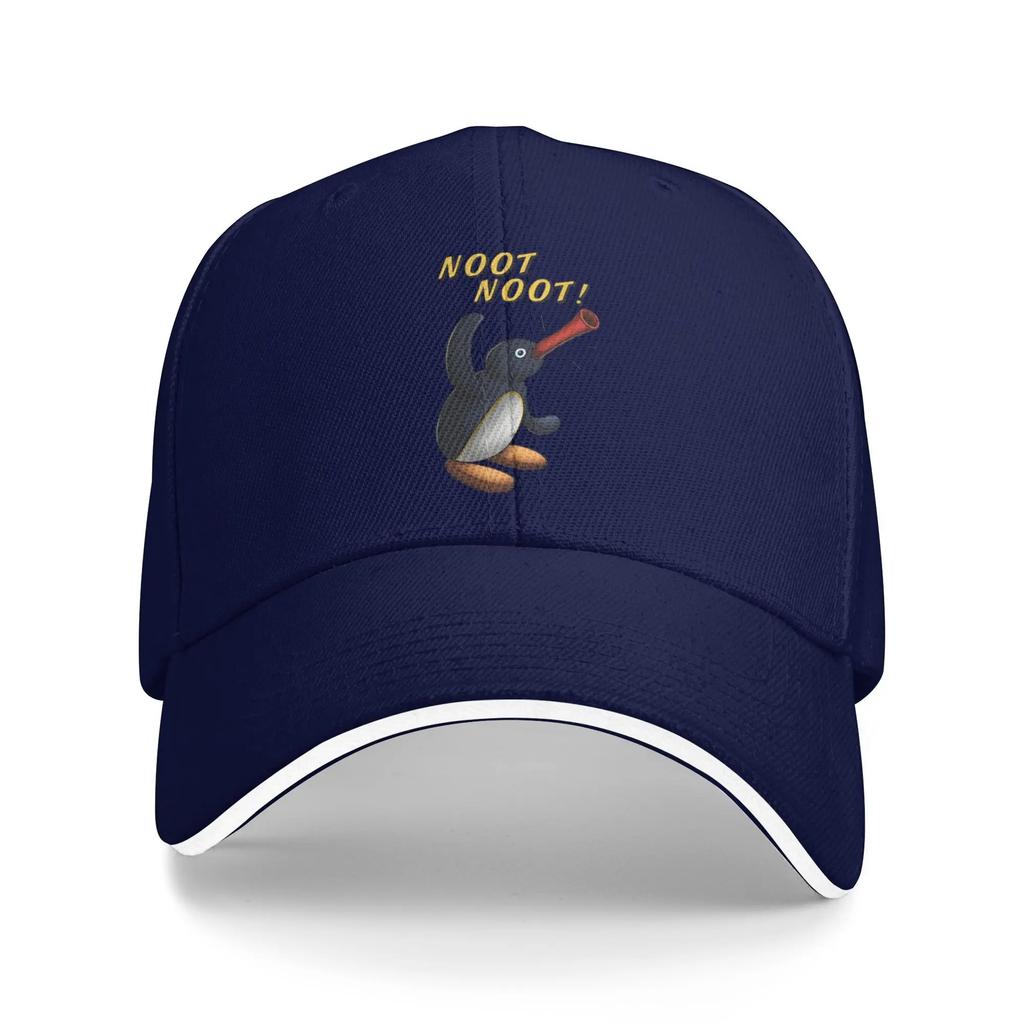 Noot Noot Pingu Zon Baseballpet Zomer Streetwear Truckerpet Voor Unisex Vrouwen Buiten Sportschool Baseballpetten