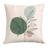 Simple Plant Pattern Decoration Home Small Fresh Fashion Pillowcase Decorative Pillowcase Cushion Cartoon Square