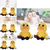 Adorable Duck Plushie Cute Yellow Duck Stuffed Animal Soft Pp Cotton Toy