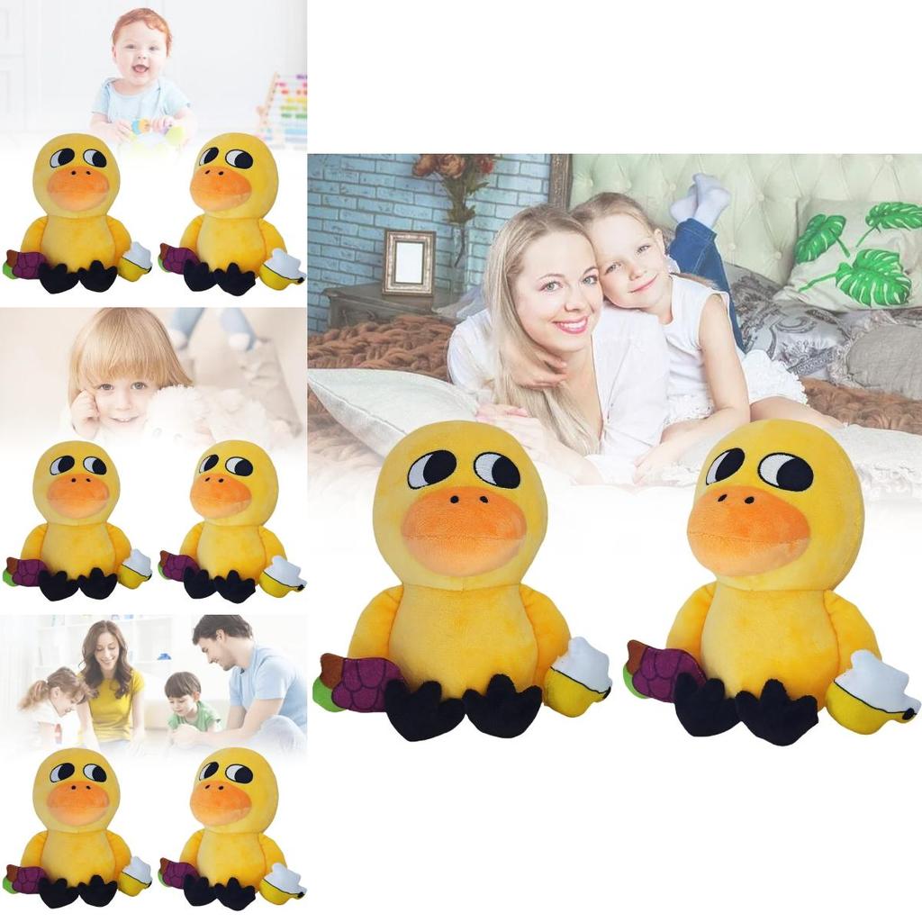 Adorable Duck Plushie Cute Yellow Duck Stuffed Animal Soft Pp Cotton Toy