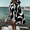 DICFY Women's Fashion Spring Autumn Long Sleeve Casual Dresses