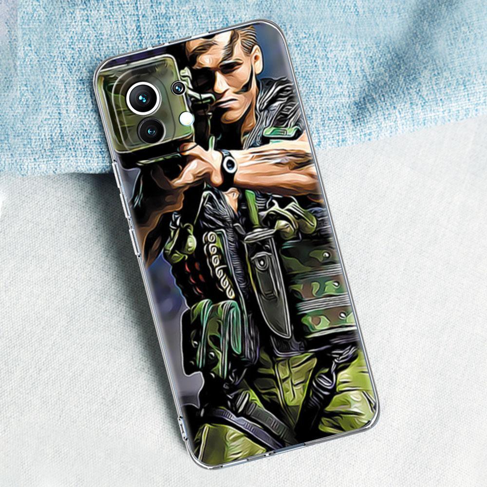 

Arnold Schwarzenegger Movie Commando 1985 Capa для Xiaomi Mi 11 10T Note 10 Lite 9T 9 Case Poco X3 NFC M3 F3 GT F2 Pro 5G Cover Mi 10T Lite