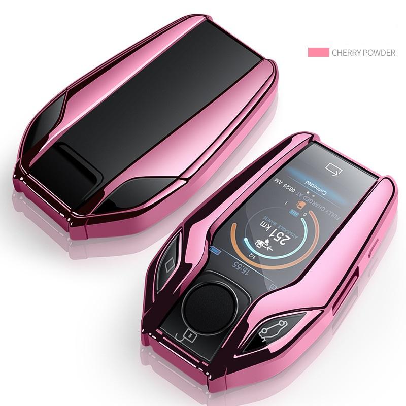 TPU Car Fully Key Case LED Display Key Cover Case for BMW 5 7 Series G11 G12 G30 G31 G32 I8 I12 I15 G01 X3 G02 X4 G05 X5 G07 X7