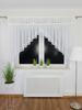 Curtain with openwork panel, white, 200cm