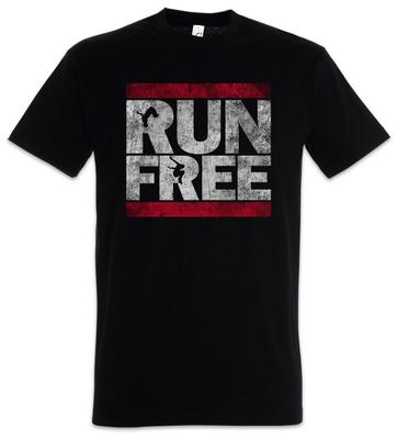 Tričko Run Free Parcours Parkour Sport Sports PK Zábavný běžec
