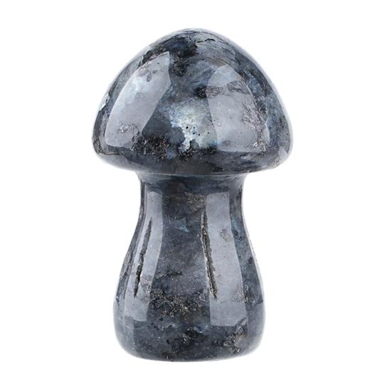 Mini Mushroom Gemstone Sculpture Cute Natural Healing Stone Polished Mushroom Figurine for Home Crafts Flower Pot Decor Gifts for Women Men