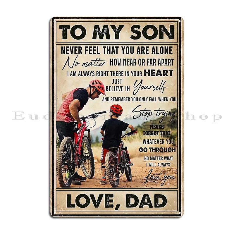 From daughter to my dad father day meaning quotes gift Metal Designing Cinema Plaques Print Tin Sign Poster