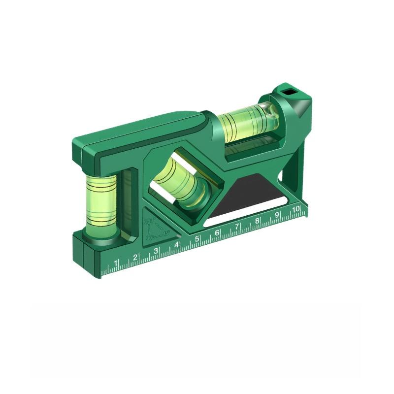 1Pcs Home Portable Magnetic Level Gauge Mini Level Gauge High-Precision Horizontal Vertical Measure Metric Ruler Protractor
