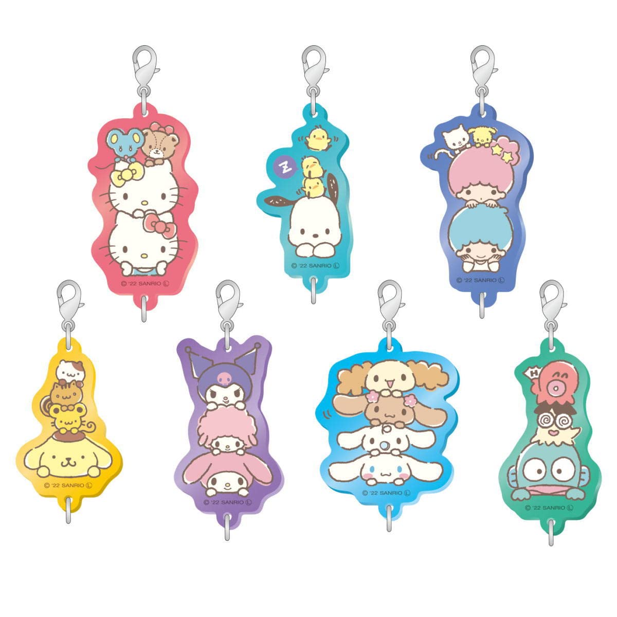 

[Toshin Pack] Акриловый шарм Sanrio Connecting (Санрио Татенори) SA-FC001 *Будет доставлен один товар.
