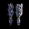 Romantic Natural Kyanite Earrings Pear 4*6mm Real Gemstone 925 Sterling Silver Luxury Fine Jewelry for Women's Anniversary Gifts