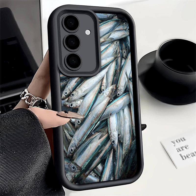 Phone Case for Samsung Galaxy S26 S25 Ultra S24 FE Discounted Salted Fish Shell S23 Plus S22 + S21 S20 5G Soft Silicone Funda