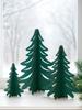 1pc Christmas Tabletop Decor Green Pine Trees Ornaments Bedroom Living Room Desktop Decorations for Home, Window Sill & Mantel