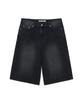PHYSICAL DEPARTMENT Washed Bermuda Denim Shorts_Black