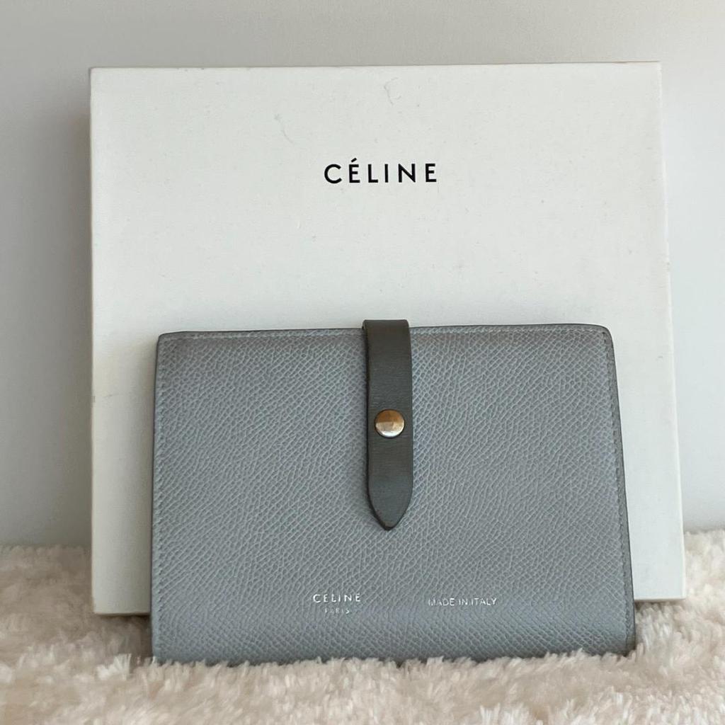 Used 【Very Popular】CELINE Medium Strap Wallet Bifold Wallet