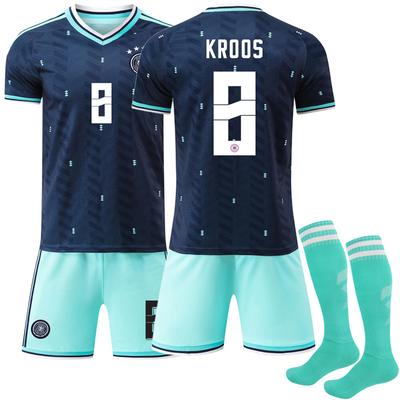Soccer Uniform Set, Short Sleeve Football Jersey and Shorts Sportswear Kit for Training, Matches and Team Activities