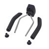Heavy-Duty Black Guitar Wall Mount Space-Saving Stand For Acoustic & Electric Guitars, Easy Install, Sturdy Alloy