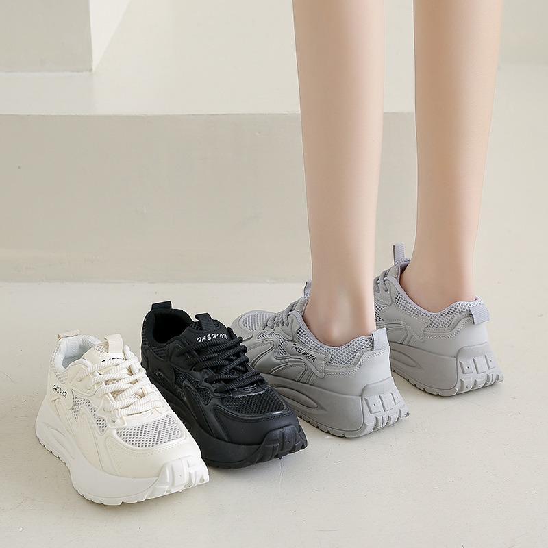 New Dad Shoes Women's Spring Student Sports Running Casual Shoes Platform-soled Women's Shoes