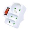 GEFOM Triple Socket 1x16A+T + 2x6A with Switch